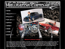 Tablet Screenshot of hellrazorcustoms.com